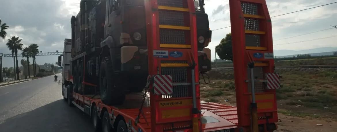Gabari disi askeri yuk — MY Nakliyat ağır nakliyat