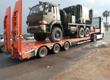 Kamaz askeri kamyon tasima — MY Nakliyat ağır nakliyat