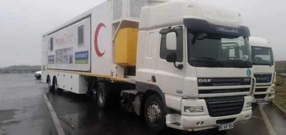 Kizilay mobil saglik araci — MY Nakliyat ağır nakliyat