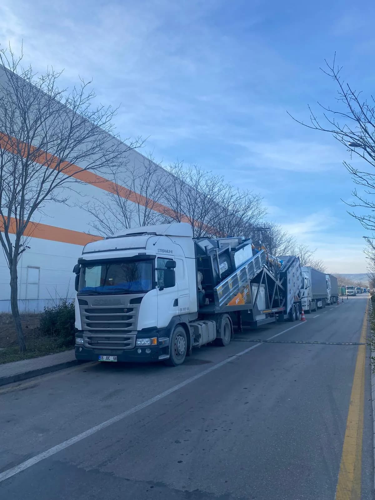 Mobil yikama eleme tesisi tasima — MY Nakliyat ağır nakliyat